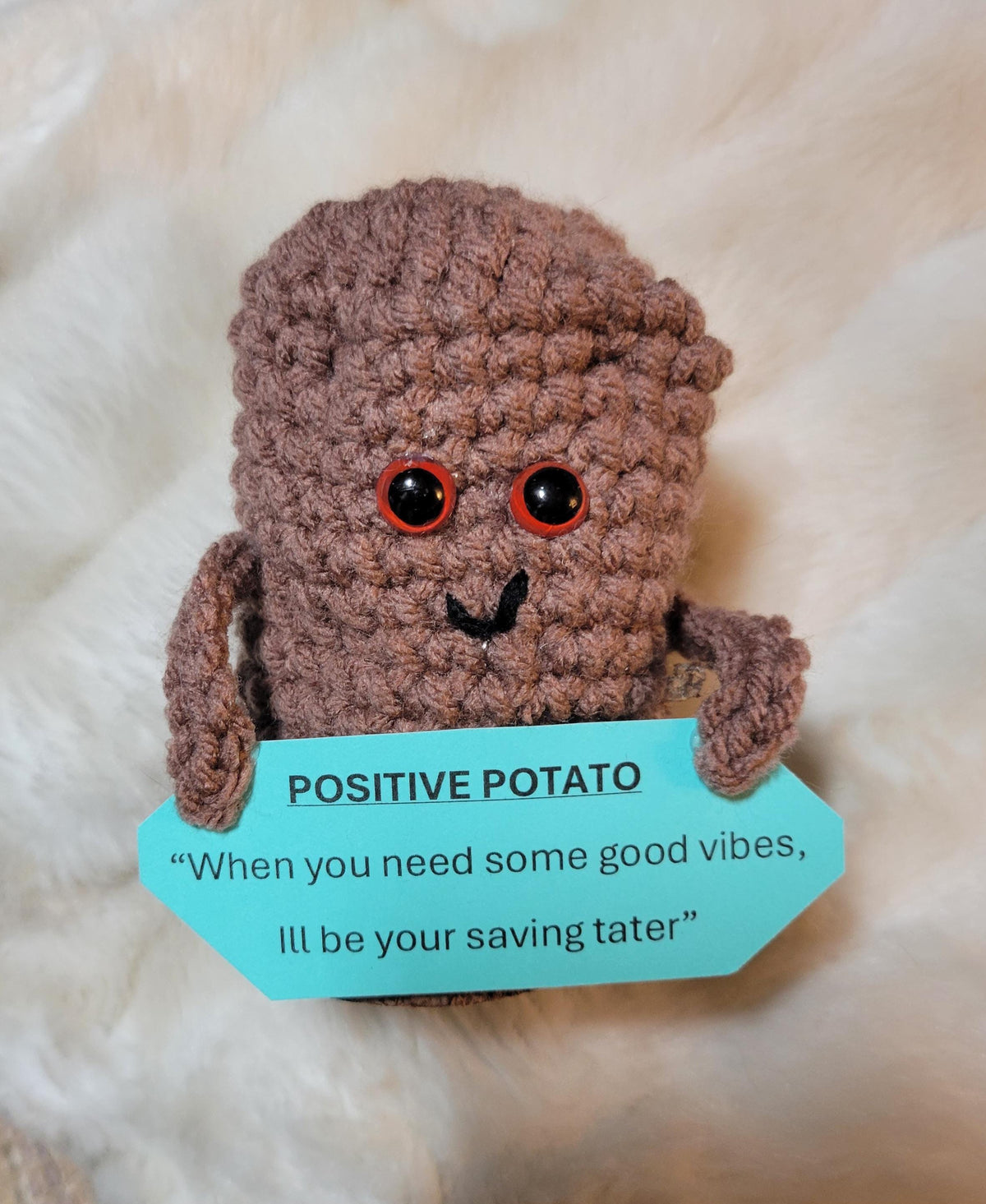 Amigurumi positive fruits and vegetables - crocheted--choose ONE